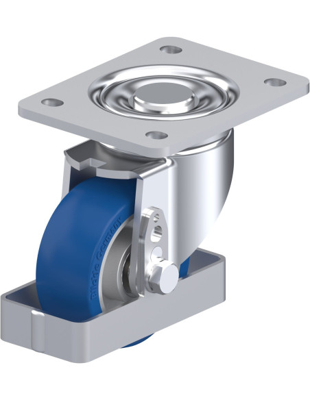 LH-ALBS 100K-3-FS poliuretano pasukamas ratukas 100 mm