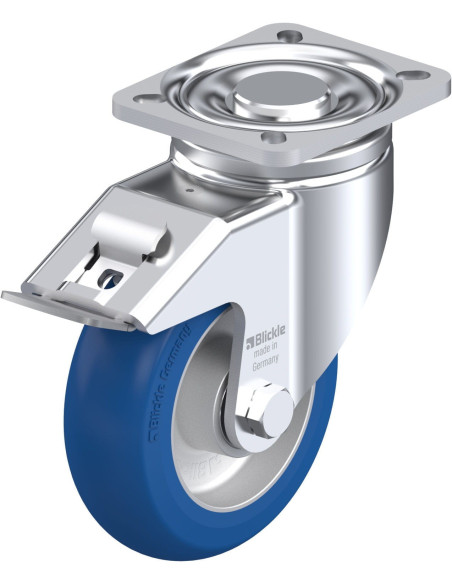 LH-ALBS 125K-1-FI-CO poliuretano ratukas su stabdžiais