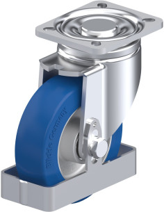 LH-ALBS 125K-1-FS poliuretano pasukamas ratukas 125 mm