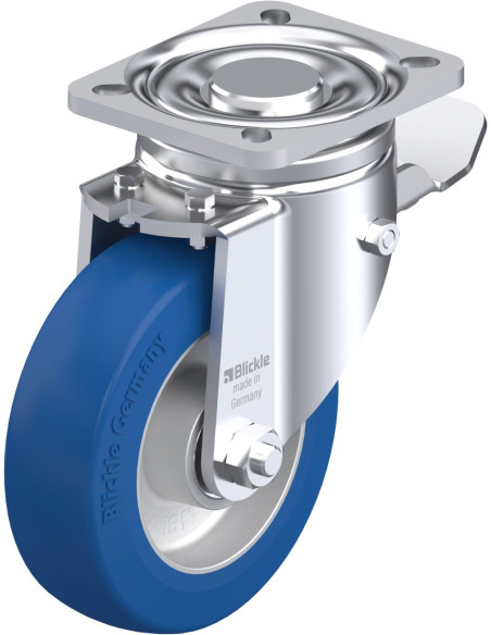 LH-ALBS 125K-1-ST poliuretano ratukas su stabdžiais