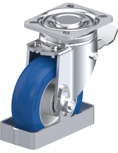 LH-ALBS 125K-1-ST-CO-FS poliuretano ratukas su stabdžiais