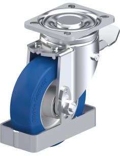 LH-ALBS 125K-1-ST-FS poliuretano ratukas su stabdžiais