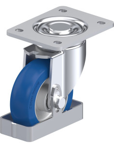 LH-ALBS 125K-3-CO-FS poliuretano pasukamas ratukas 125 mm