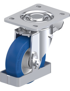 LH-ALBS 125K-3-ST-FS poliuretano ratukas su stabdžiais