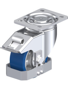 LH-ALBS 127K-FI-FS poliuretano ratukas su stabdžiais