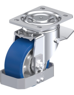 LH-ALBS 127K-ST-FS poliuretano ratukas su stabdžiais