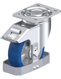 Poliuretano ratukas LH-ALBS 150K-FI-FS su stabdžiais