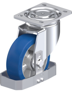 LH-ALBS 150K-FS poliuretano pasukamas ratukas 150 mm