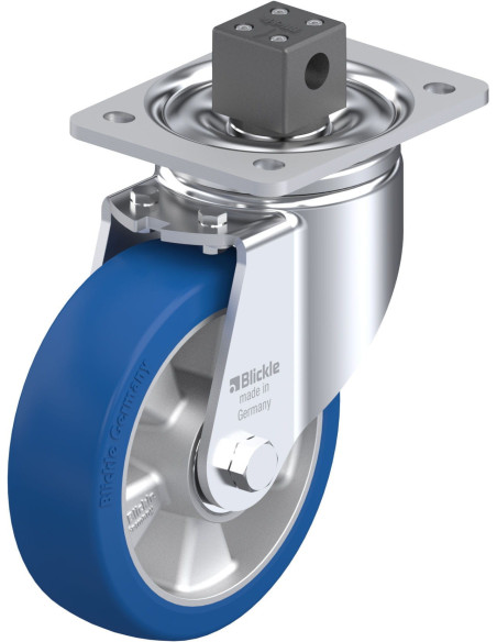 LH-ALBS 160K-CS13 poliuretano ratukas su stabdžiais