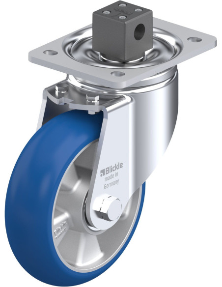 LH-ALBS 160K-CS13-CO poliuretano ratukas su stabdžiais