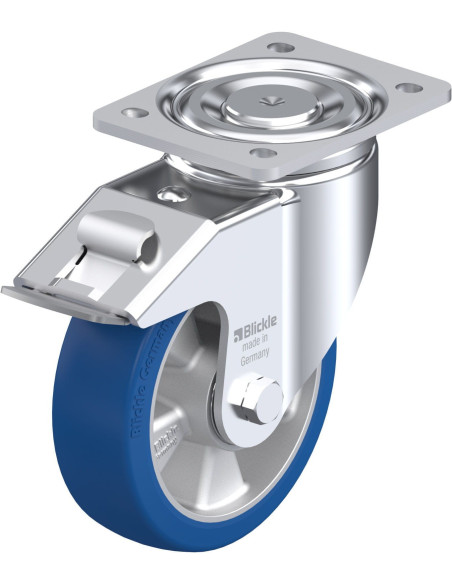 LH-ALBS 160K-FI poliuretano ratukas su stabdžiais