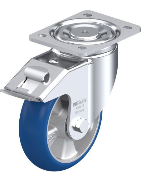 LH-ALBS 160K-FI-CO poliuretano ratukas su stabdžiais