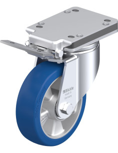 LH-ALBS 160K-IS poliuretano ratukas su stabdžiais