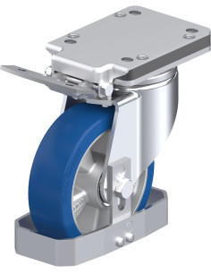 LH-ALBS 160K-IS-FS poliuretano pasukamas ratukas su