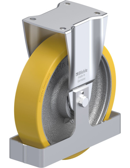 BH-GTH 250K-FS poliuretano fiksuotas ratukas 250x60 mm