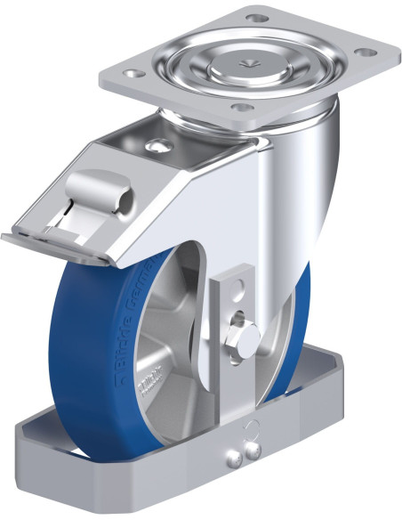 LH-ALBS 180K-FI-FS poliuretano ratukas su stabdžiais