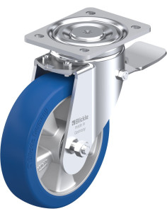 LH-ALBS 180K-ST poliuretano ratukas su stabdžiais