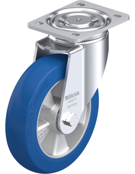 LH-ALBS 200K-CO poliuretano pasukamas ratukas 200 mm