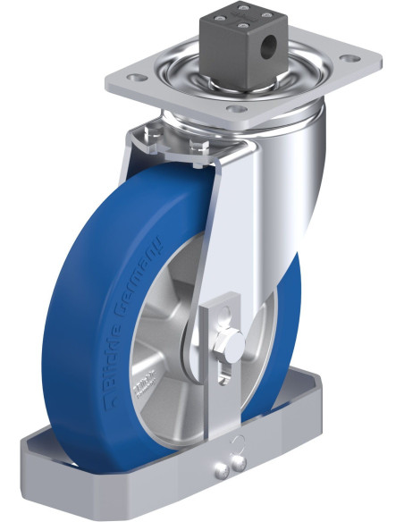 LH-ALBS 200K-CS13-FS poliuretano ratukas su stabdžiais