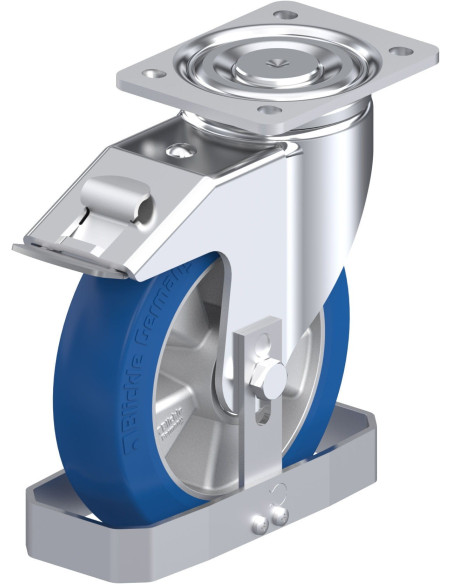 LH-ALBS 200K-FI-CO-FS poliuretano ratukas su stabdžiais