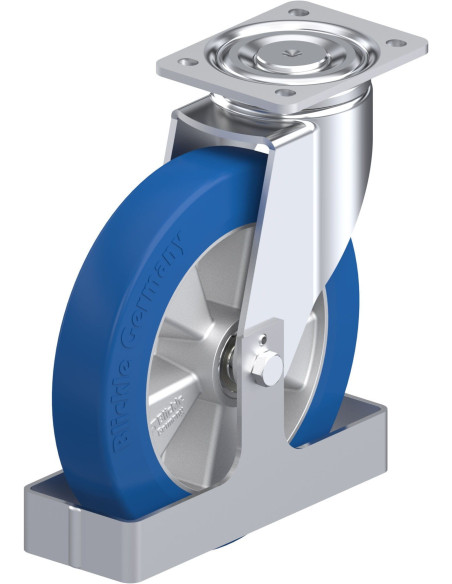 LH-ALBS 250K-FS poliuretano pasukamas ratukas 250 mm