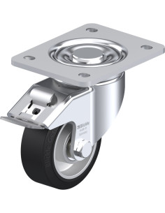 LH-ALEV 100K-3-FI pasukamas ratukas su stabdžiais, 100 mm