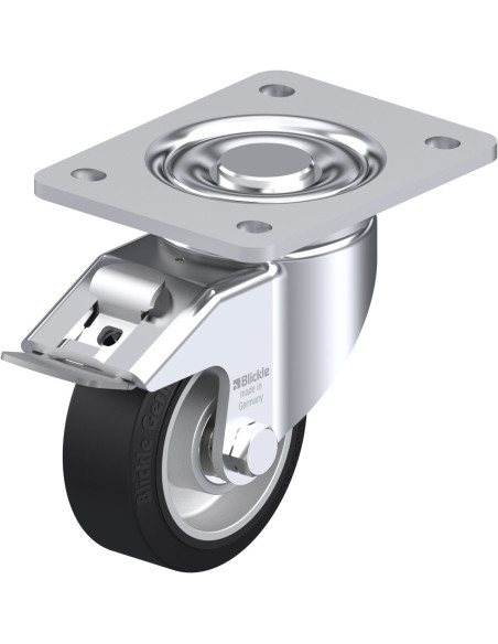 LH-ALEV 100K-3-FI pasukamas ratukas su stabdžiais, 100 mm