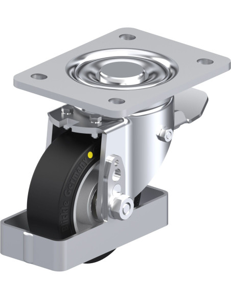 LH-ALEV 100K-3-ST-EL-FS antistatinis ratukas su stabdžiais