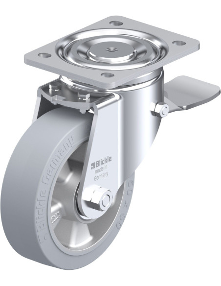 LH-ALEV 150K-ST-SG pasukamas ratukas su stabdžiais, 150 mm