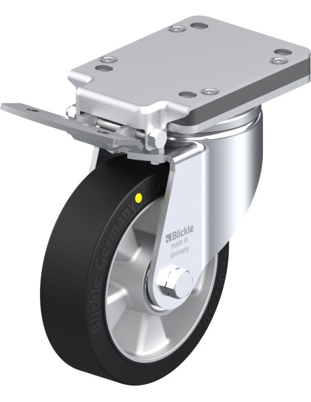 LH-ALEV 160K-IS-EL antistatinis ratukas su stabdžiais