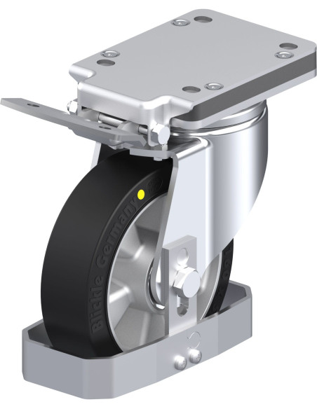 LH-ALEV 160K-IS-EL-FS antistatinis ratukas su stabdžiais