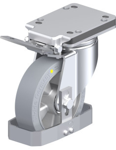 LH-ALEV 160K-IS-SG-AS-FS antistatinis ratukas su stabdžiais