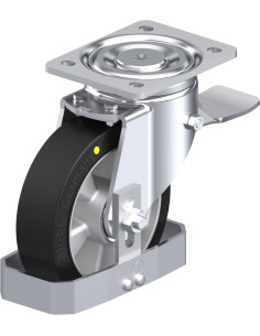 LH-ALEV 160K-ST-EL-FS antistatinis ratukas su stabdžiais