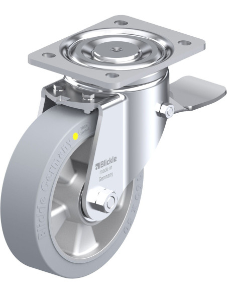 LH-ALEV 160K-ST-SG-AS antistatinis ratukas su stabdžiais