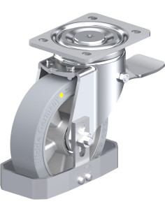 LH-ALEV 160K-ST-SG-AS-FS antistatinis ratukas su stabdžiais