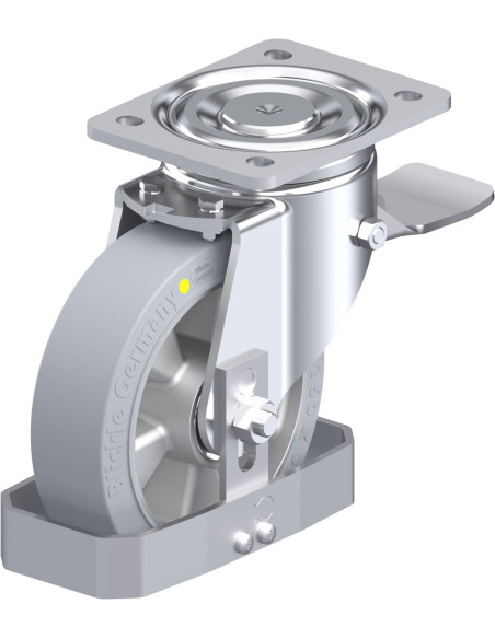 LH-ALEV 160K-ST-SG-AS-FS antistatinis ratukas su stabdžiais