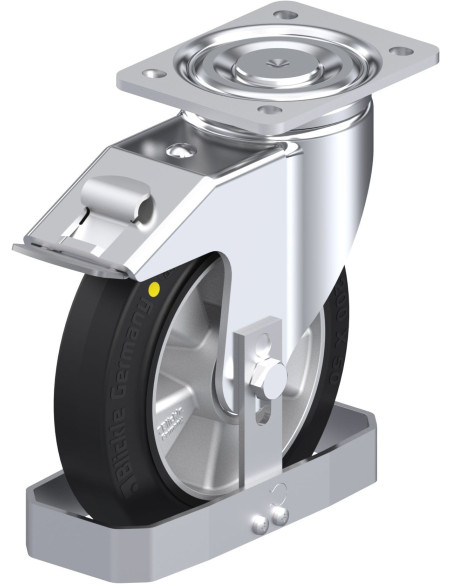 LH-ALEV 200K-FI-EL-FS antistatinis ratukas su stabdžiais