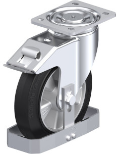 LH-ALEV 200K-FI-FS pasukamas ratukas su stabdžiais, 200 mm