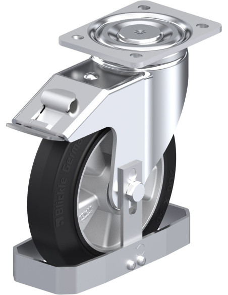 LH-ALEV 200K-FI-FS pasukamas ratukas su stabdžiais, 200 mm