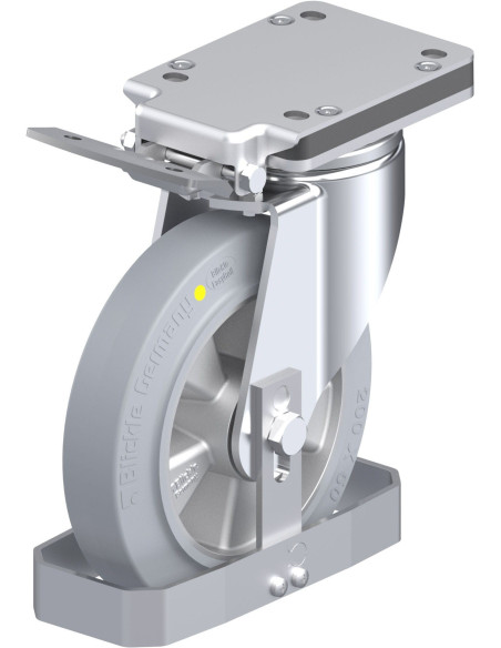 LH-ALEV 200K-IS-SG-AS-FS antistatinis ratukas su stabdžiais