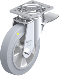 LH-ALEV 200K-ST-SG-AS antistatinis ratukas su stabdžiais