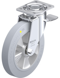 LH-ALEV 250K-ST-SG-AS antistatinis ratukas su stabdžiais