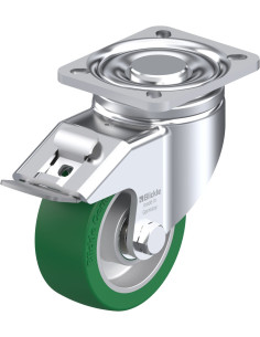 LH-ALST 100K-1-FI poliuretano ratukas su stabdžiais