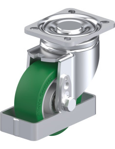 LH-ALST 100K-1-FS poliuretano pasukamas ratukas 100 mm