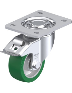 LH-ALST 100K-3-FI poliuretano ratukas su stabdžiais