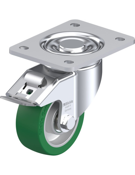 LH-ALST 100K-3-FI poliuretano ratukas su stabdžiais