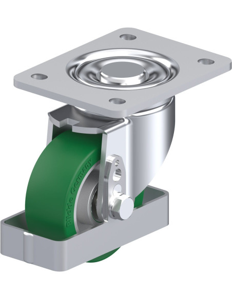 LH-ALST 100K-3-FS poliuretano pasukamas ratukas 100 mm