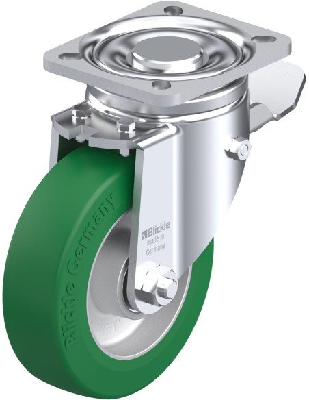 LH-ALST 125K-1-ST poliuretano pasukamas ratukas su