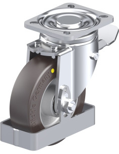 LH-ALST 125K-1-ST-AS-FS antistatinis ratukas su stabdžiais