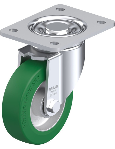 LH-ALST 125K-3 poliuretano pasukamas ratukas 125 mm